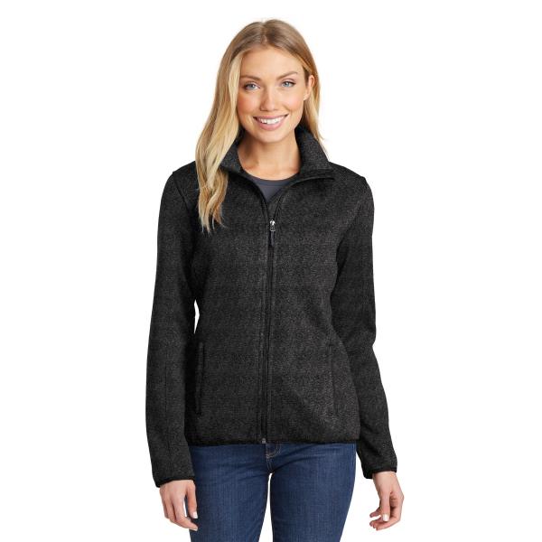 Ladies Sweater Fleece Jacket