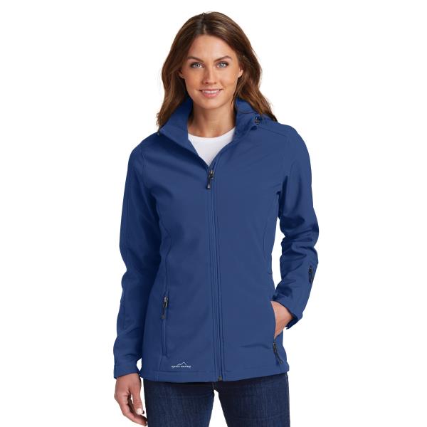 Ladies Hooded Soft Shell Parka