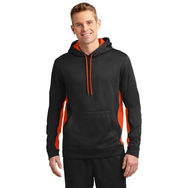 Sport-Wick Fleece Colorblock Hooded Pullover