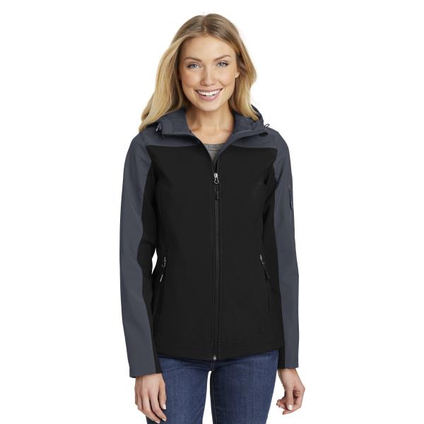 Ladies Hooded Core Soft Shell Jacket