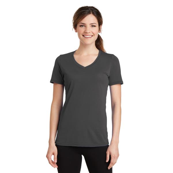 Ladies Performance Blend V-Neck Tee