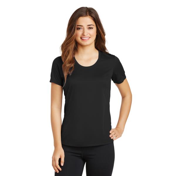 Ladies PosiCharge Elevate Scoop Neck Tee