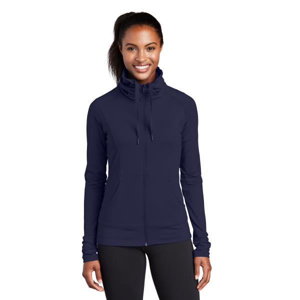 Ladies Sport-Wick Stretch Full-Zip Jacket