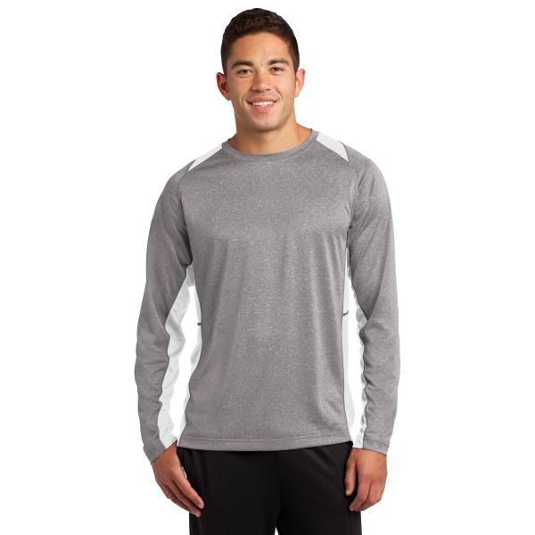 Long Sleeve Heather Colorblock Contender Tee