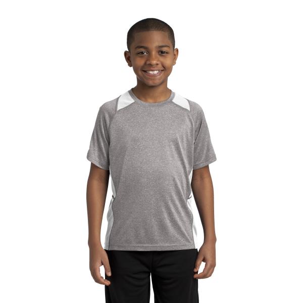 Youth Heather Colorblock Contender Tee