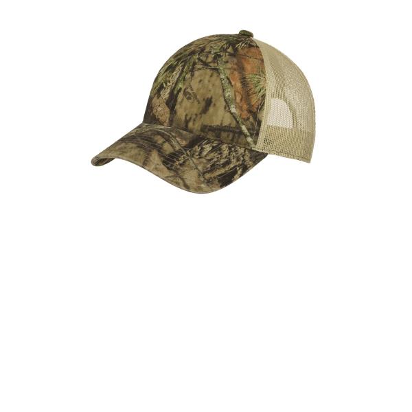 Unstructured Camouflage Mesh Back Cap