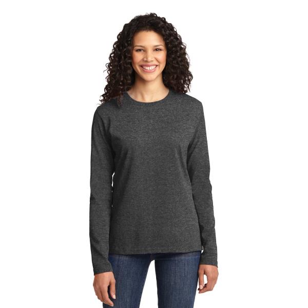 Ladies Long Sleeve Core Cotton Tee