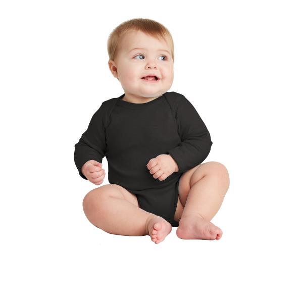 Infant Long Sleeve Baby Rib Bodysuit