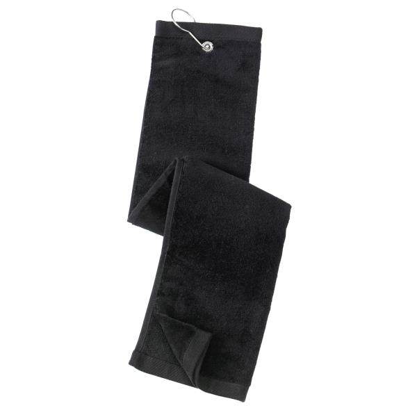 Grommeted Tri-Fold Golf Towel