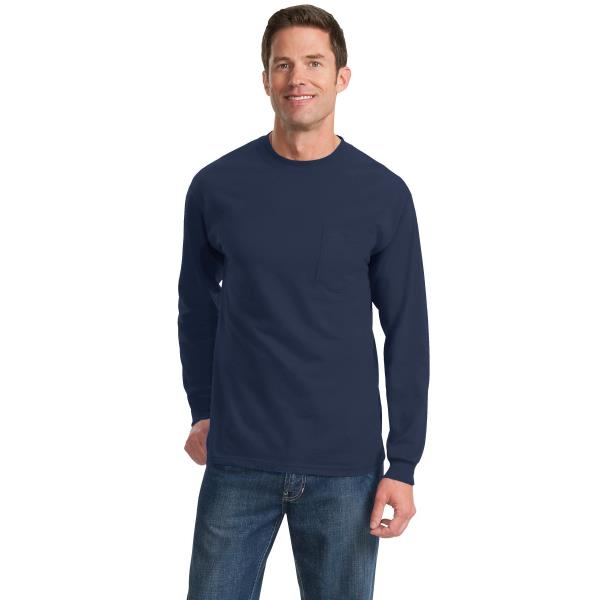 Long Sleeve Essential Pocket Tee