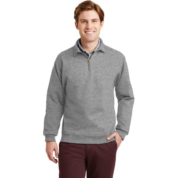 JERZEES SUPER SWEATS NuBlend - 1/4-Zip Sweatshirt with Cadet Collar