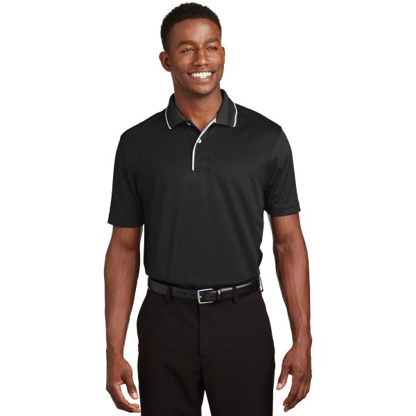 Dri-Mesh Polo with Tipped Collar and Piping