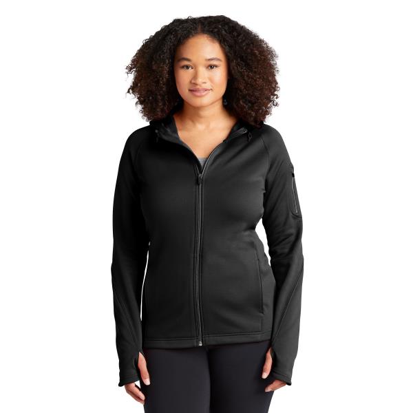 Ladies Tech Fleece Full-Zip Hooded Jacket