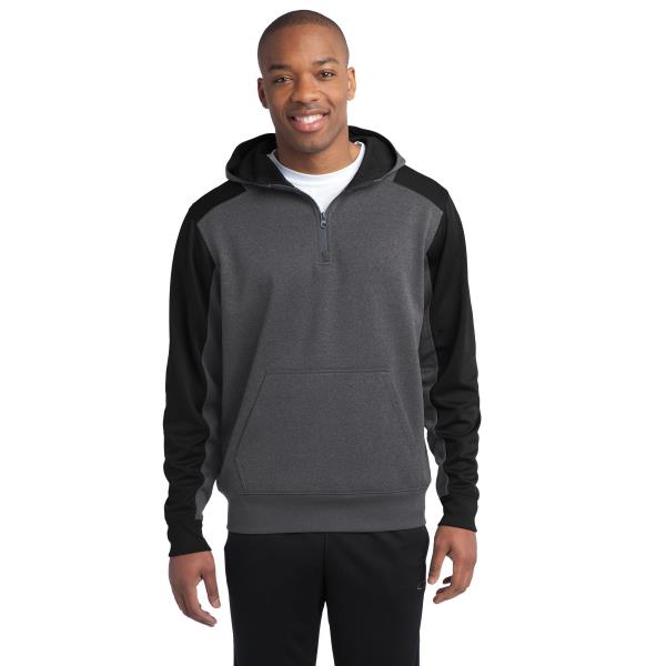 Tech Fleece Colorblock 1/4-Zip Hooded Sweatshirt