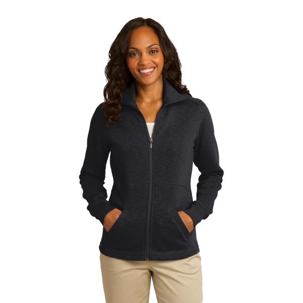 Ladies Slub Fleece Full-Zip Jacket