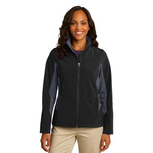 Ladies Core Colorblock Soft Shell Jacket