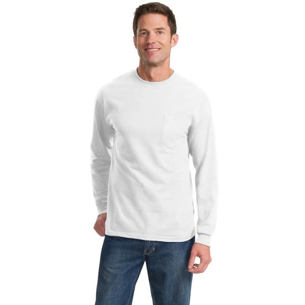 Tall Long Sleeve Essential Pocket Tee