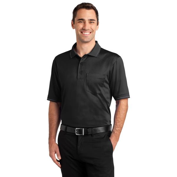 Select Snag-Proof Tipped Pocket Polo