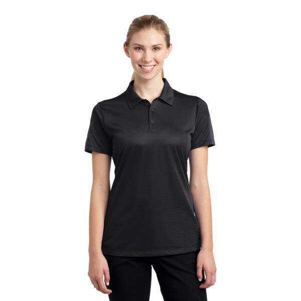 Ladies PosiCharge Active Textured Colorblock Polo