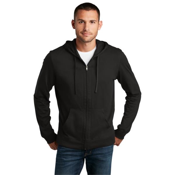 Jersey Full-Zip Hoodie