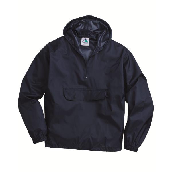 Packable Half-Zip Hooded Pullover Jacket