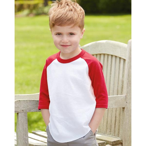 Toddler Three-Quarter Sleeve Baseball Jersey