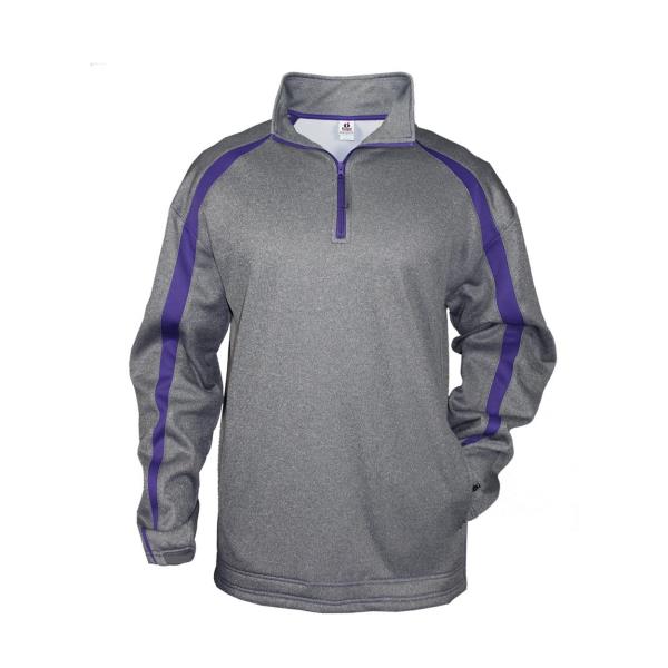 Pro Heather Fusion Performance Fleece Quarter-Zip Pullover