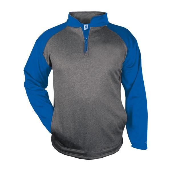 Sport Pro Heather Performance Fleece Quarter-Zip Pullover