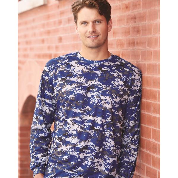 Digital Camo Long Sleeve T-Shirt