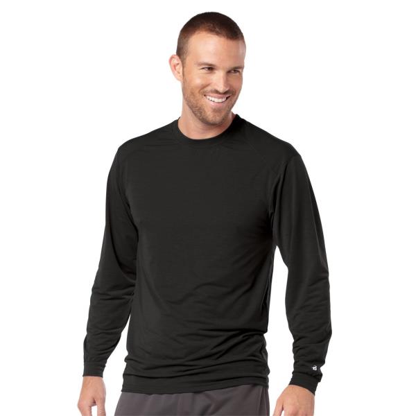 B-Tech Cotton-Feel Long Sleeve T-Shirt