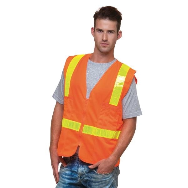 USA-Made ANSI Solid Surveyor's Vest Class 2