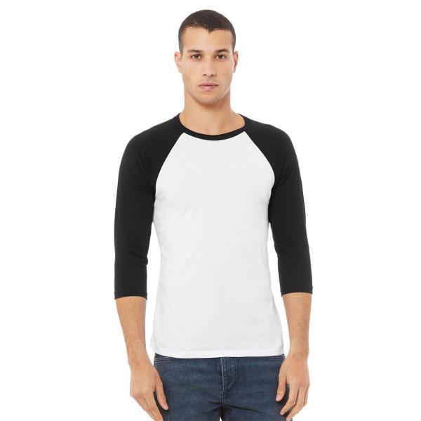 Unisex Three-Quarter Sleeve Baseball Tee