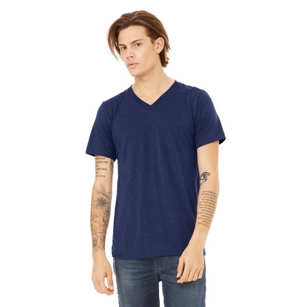 Unisex Triblend V-Neck Short Sleeve Tee