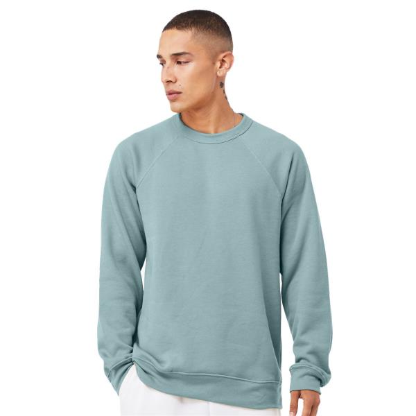 Unisex Sponge Fleece Raglan Crewneck Sweatshirt