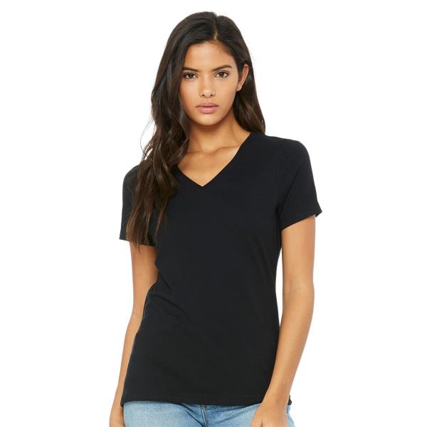 Womenâ€™s Relaxed Jersey V-Neck Tee