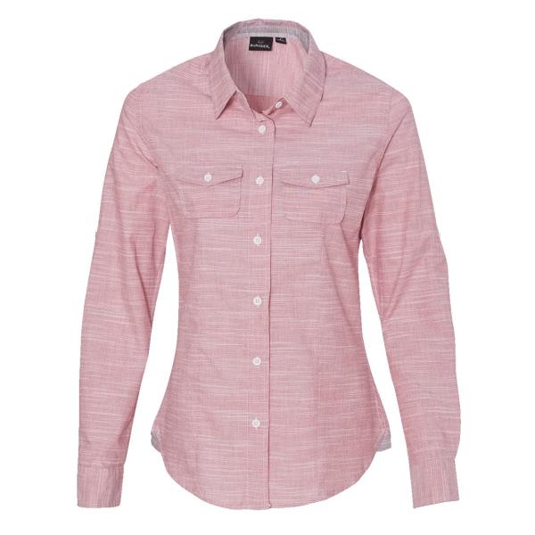 Women's Textured Solid Long Sleeve Shirt