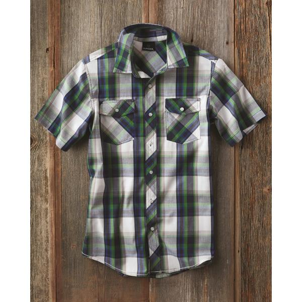 Short Sleeve Plaid Shirt