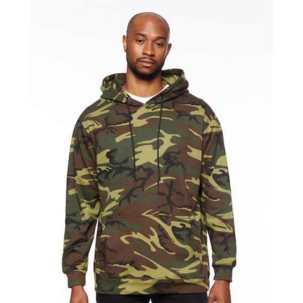 Camo Pullover Fleece Hoodie