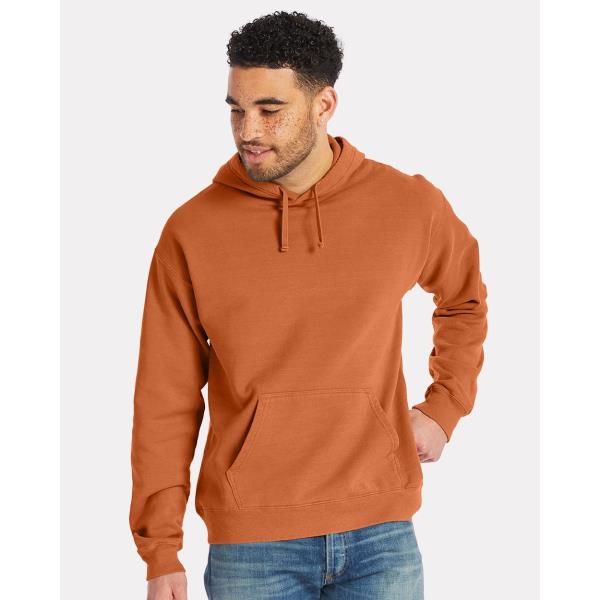 Garment-Dyed Unisex Hooded Sweatshirt