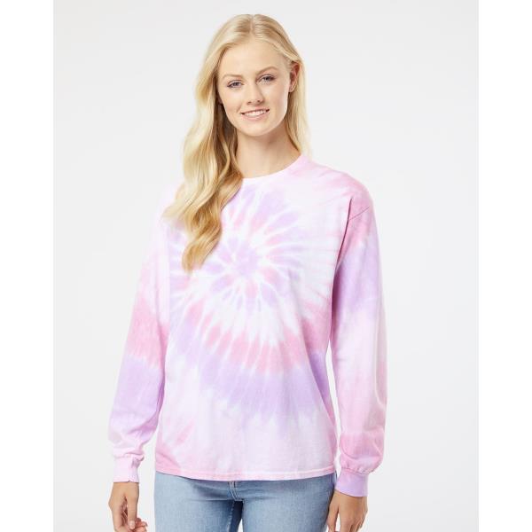 Spiral Tie-Dyed Long Sleeve T-Shirt