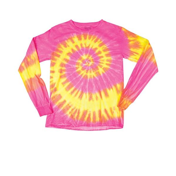 Wave Tie-Dyed Long Sleeve T-Shirt