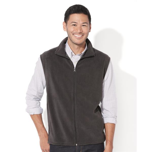 Unisex Microfleece Full-Zip Vest