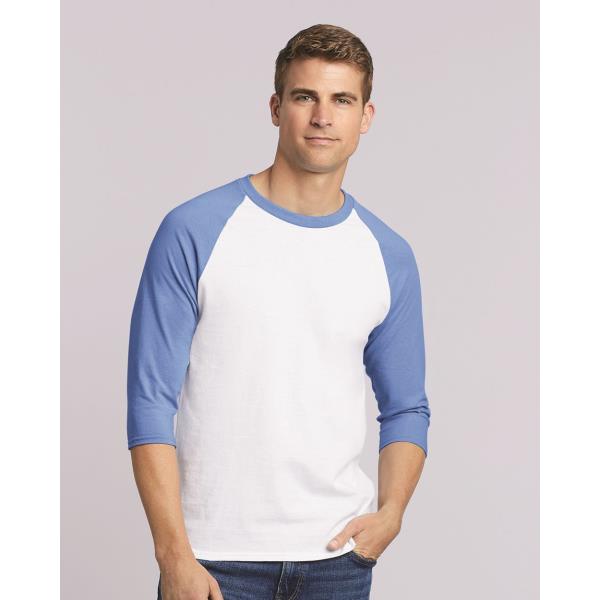 Heavy Cottonâ„¢ Raglan Three-Quarter Sleeve T-Shirt