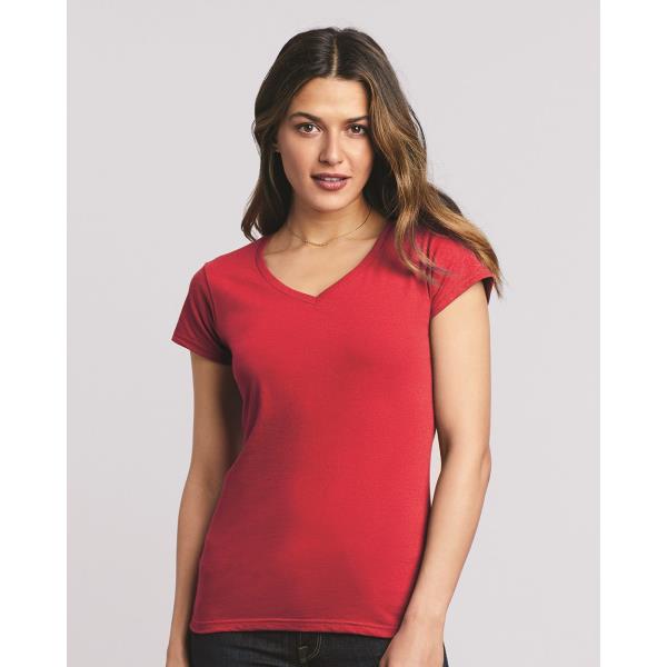 SoftstyleÂ® Womenâ€™s V-Neck T-Shirt