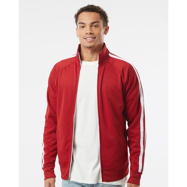 Unisex Lightweight Poly-Tech Full-Zip Track Jacket