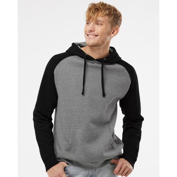 Raglan Hooded Sweatshirt