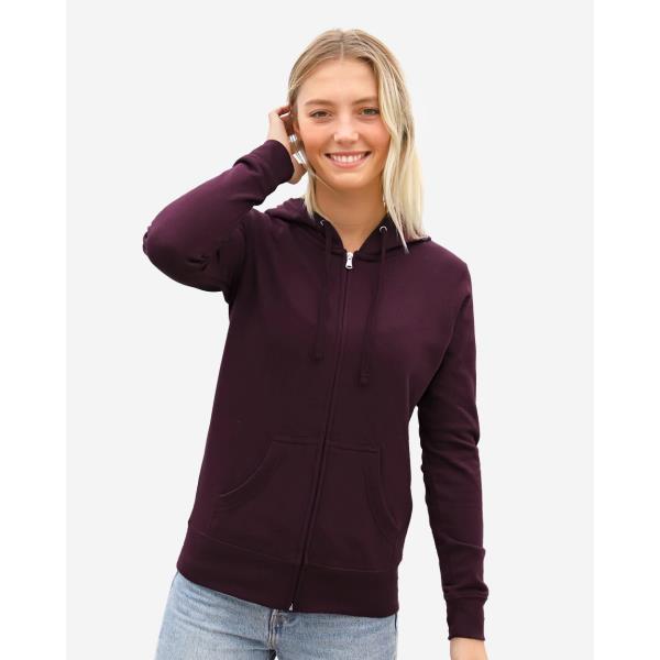 Juniors’ Heavenly Fleece Full-Zip Hooded Sweatshirt