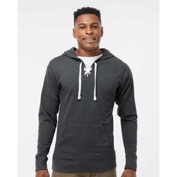 Jersey Sport Lace Hooded Pullover