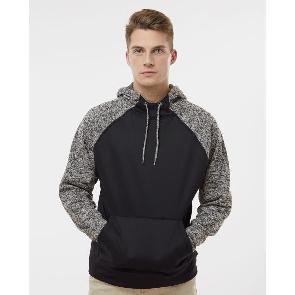 Colorblocked Cosmic Fleece Hooded Sweatshirt