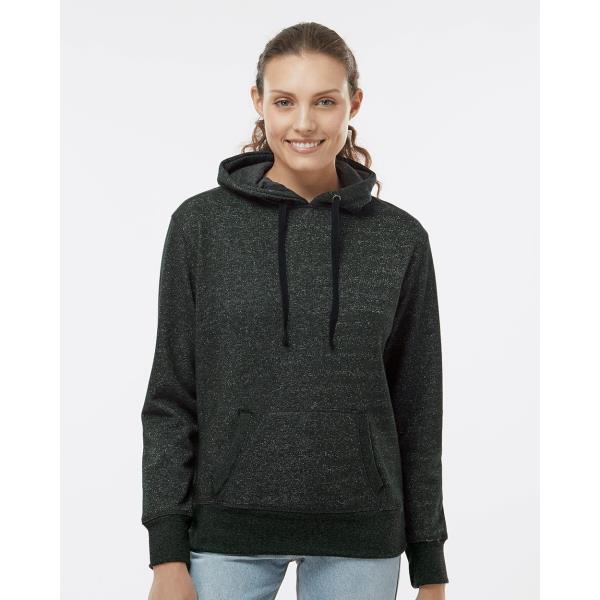 Womenâ€™s Glitter French Terry Hooded Sweatshirt